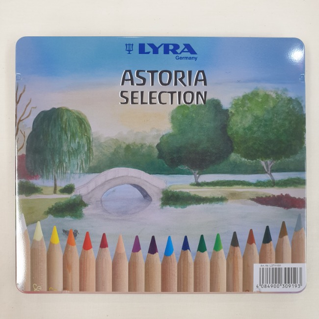 리라 색연필 아스토리아 셀렉션 18색 (삼각형)